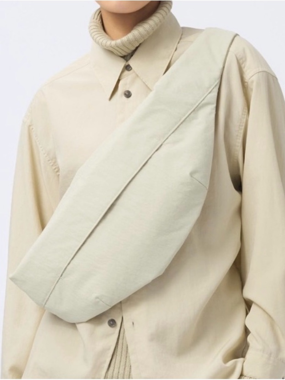 Uniqlo U Crossbody Bag In Beige